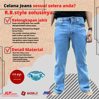 Levis Celana  Jeans  Pria Cowok  Standard  Reguler Warna Biru 