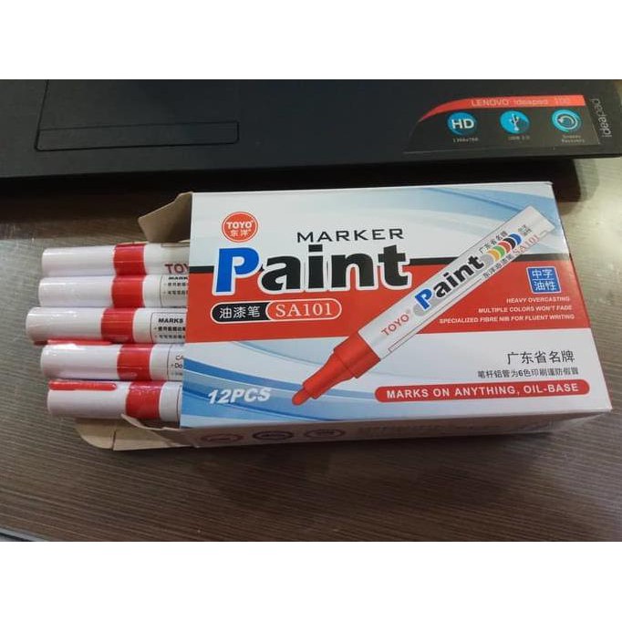 

Spidol Ban TOYO MERAH - Paint Marker Toyo Kualitas Terbaik