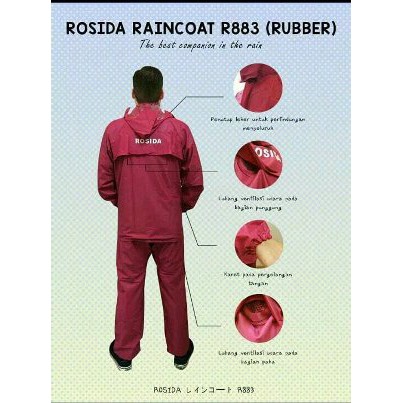 Jas hujan ROSIDA 883 ori Murah