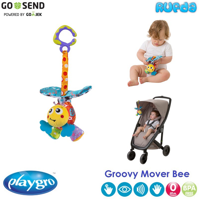 Playgro Groovy Mover Bee Mainan Bayi Gantung