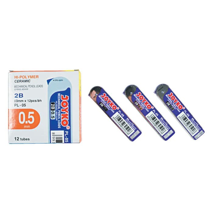 

DISKON Pencil Lead / Isi Pensil Mekanik Joyko PL-05 / 2B / 0.5 mm