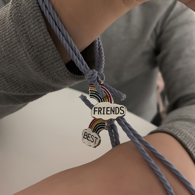 Gelang Couple Magnet Pelangi/Spaceman/Cinta Imut Mode Korea-2