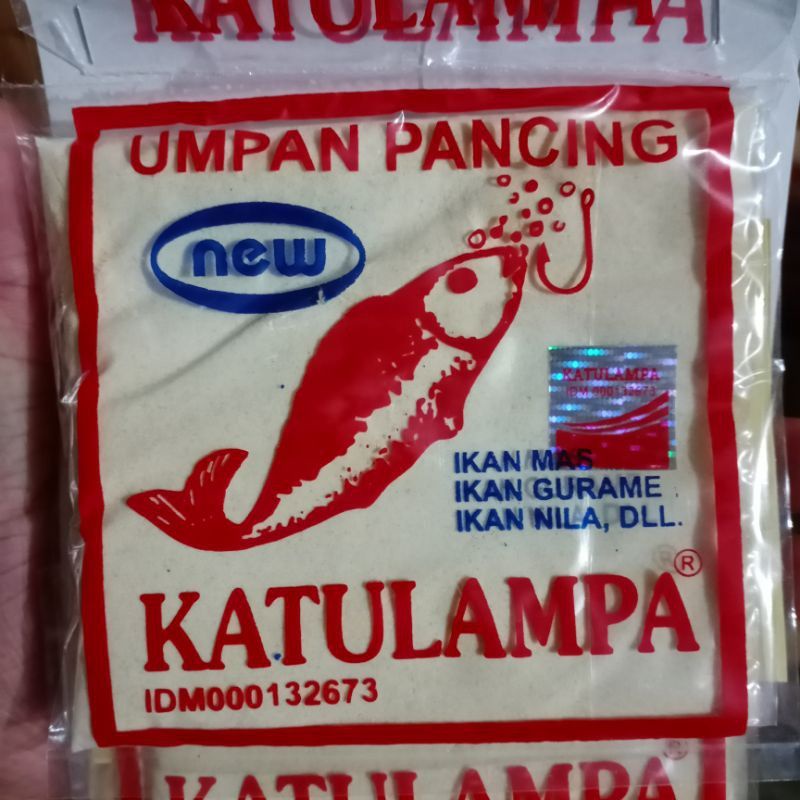 Umpan Pancing KATULAMPA Pelangi Dan Putih Original