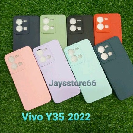 Case TPU Macaroon Warna Warni Vivo Y35 2022