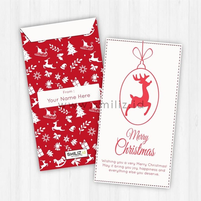 

Cute Santa Claus Christmas Angpao Custom 2119