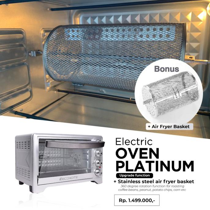 Low Watt Electric Oven Platinum Ecohome EOP-888 - Oven Listrik