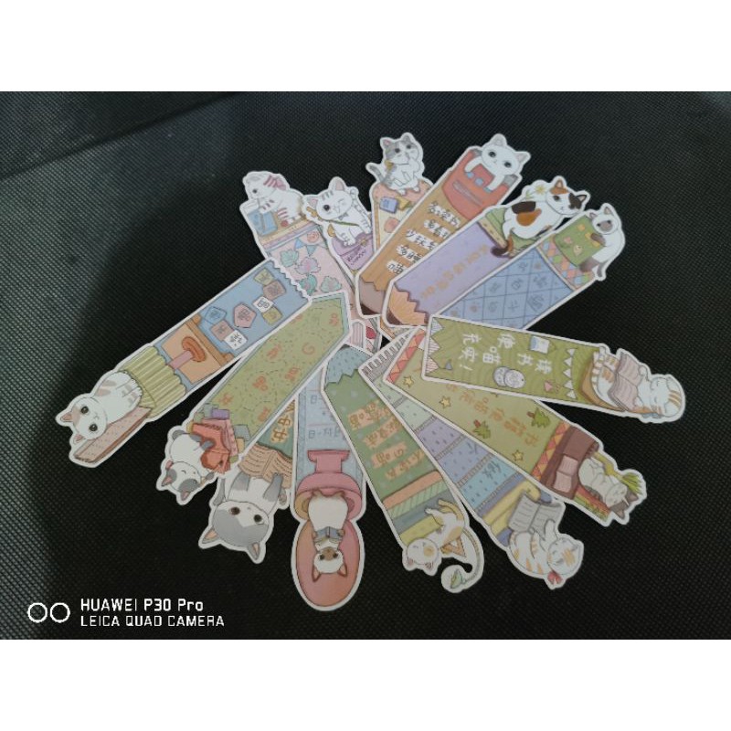 

pembatas buku kucing/cat bookmark