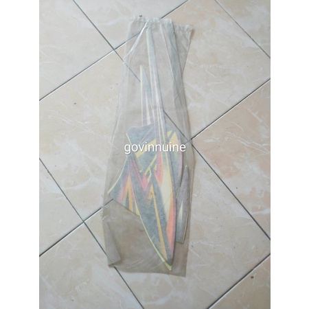 striping stiker sticker lis honda tiger lawas lama 2005 2006 merah kuning orange oren original