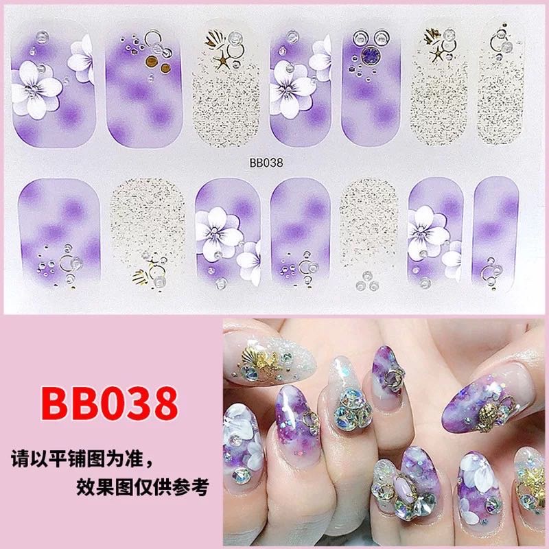 12PCS NAIL STICKER 3D PREMIUM DESIGN TIMBUL / STIKER KUKU DESAIN TIMBUL MEWAH AWET TAHAN 2 BULAN