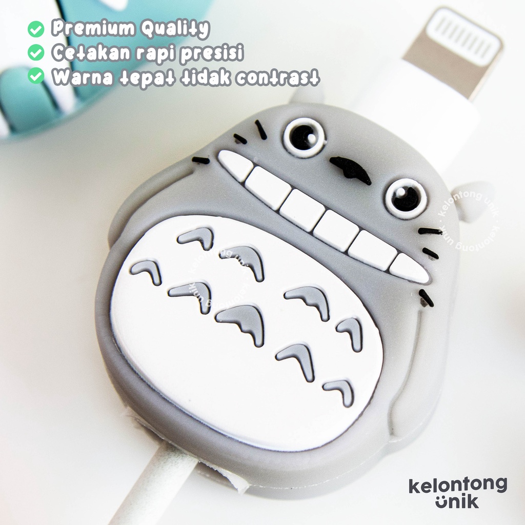 CARTOON - Cable Bite Universal/ Pelindung Ujung Kabel/ Cable Saver/ Cable Protector (Compatible for iPhone &amp; Android)