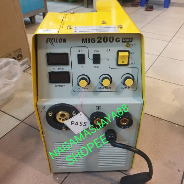 MESIN LAS CO2 RILON MIG 200 G - TRAVO LAS INVERTER CO RILON MIG 200G - MESIN LAS CO RILON MIG 200