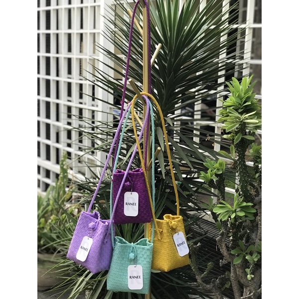 Tas Anyaman Premium New NABILA 4 Warna Super Cantik Sling Bag / Tas Anyaman Sling Bag Premium