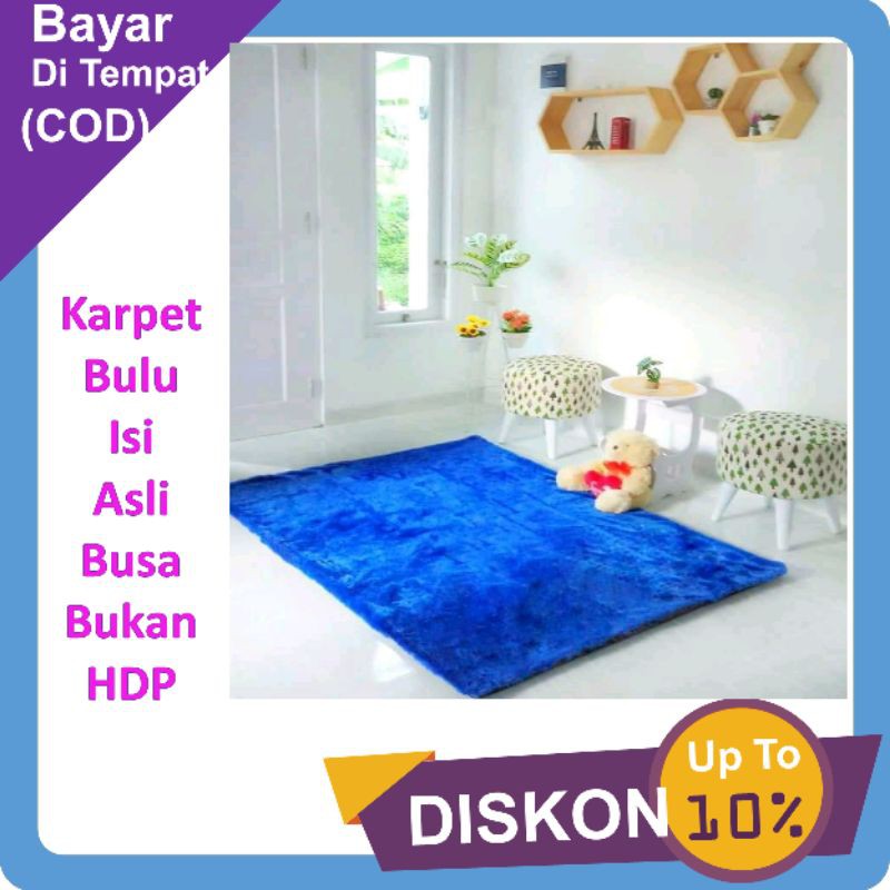 Karpet Bulu Kamar Tidur Murah Rasfur Tebal