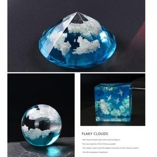 Filler Resin 20 gram GROSIR PRAKARYA MALANG Pembentuk Bentuk Awan Cloud White Clouds Jewelry Crystal Kristal Perhiasan Hias Hiasan Kalung Gelang Anting Bandul Gantungan Kunci Ganci Bracelet Necklace Earrings Sparkling Fillings Roll Mud Jewelry