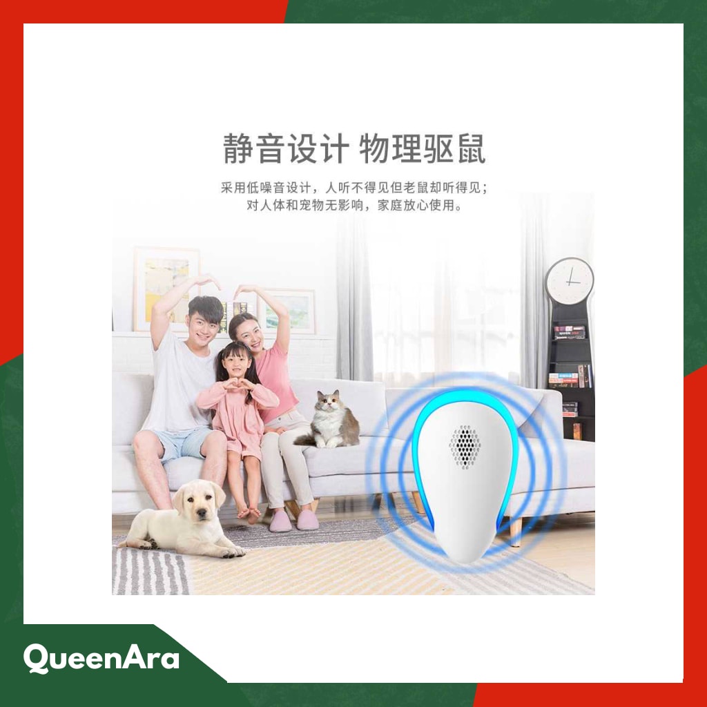 BOSSCON Anti Nyamuk Ultrasonic Mosquito Pest Control Repeller - FM97