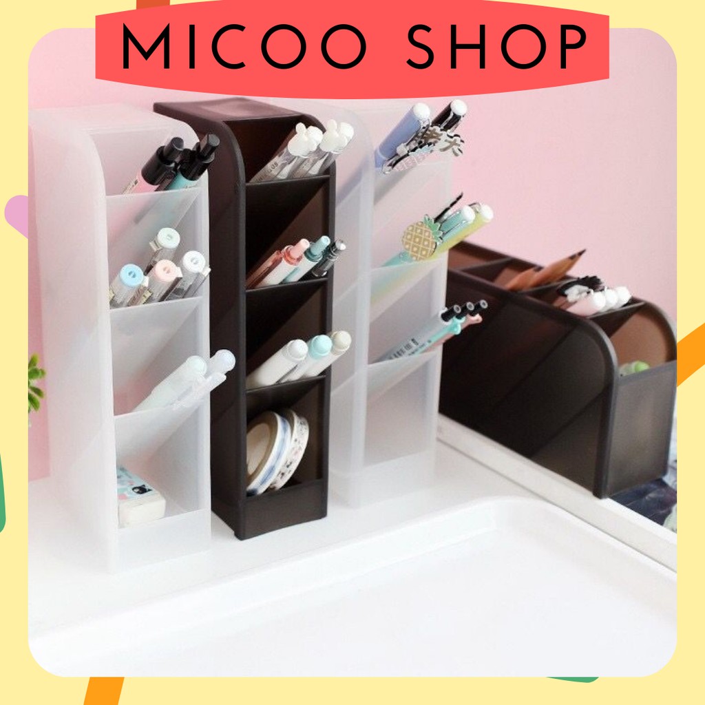 

[MICOO] Rak Pulpen Mini 4 Sekat Minimalis/Aesthetic/Kekinian Ala Korea.