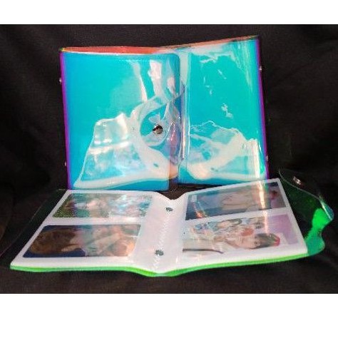 

Photocard Binder KPOP Photo Book / Collection Book / Photo Card Album Rainbow Pelangi Jelly Cover