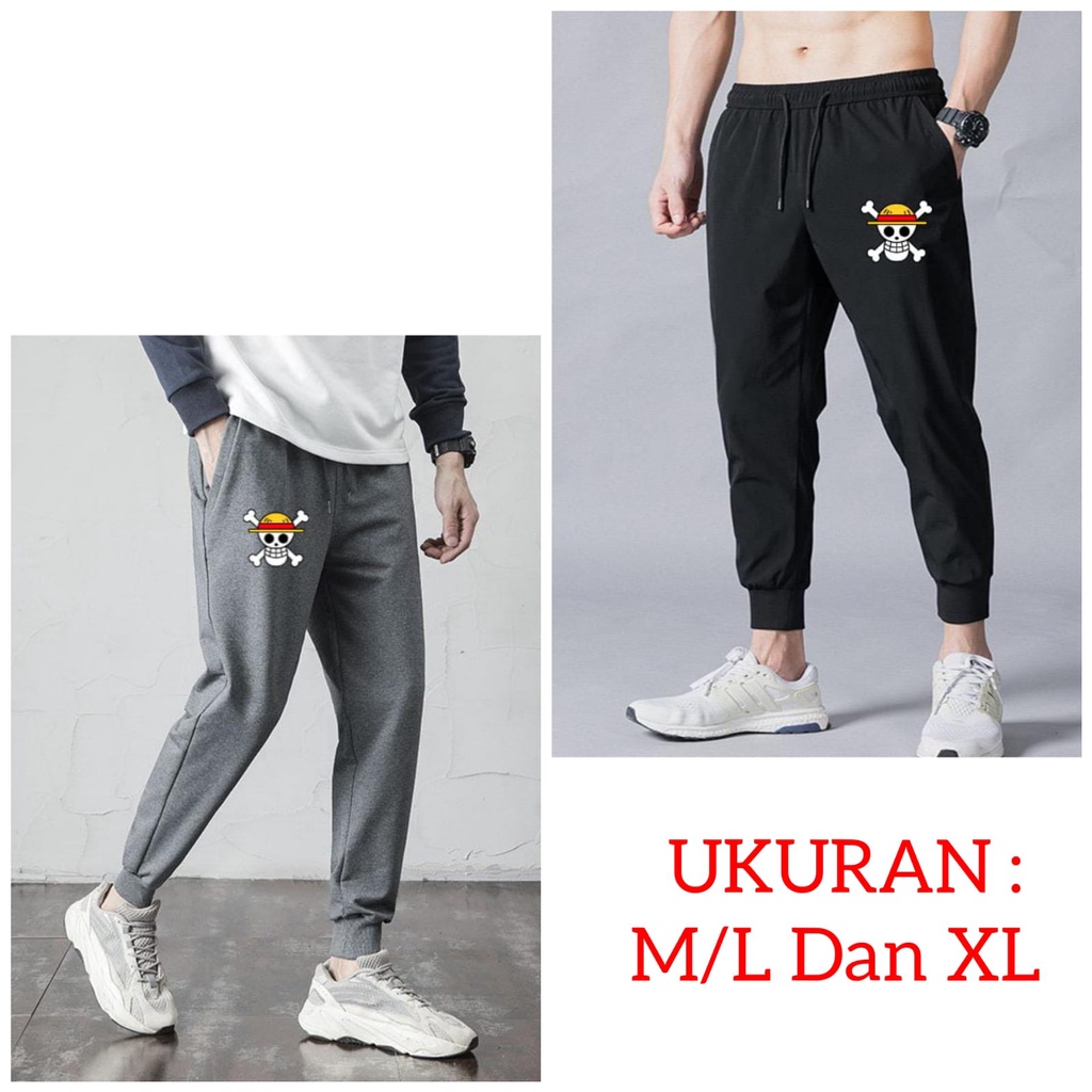 ALIPIO FASHION - JOGGER LUFFY / jogger pria / jogger santai / murah / terbaru / keren