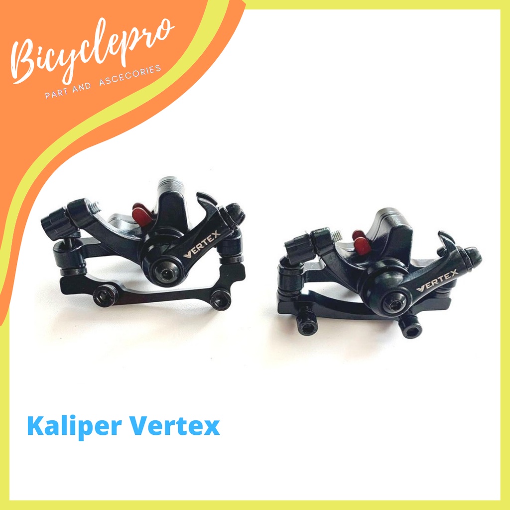 KALIPER VERTEX Master Rem Cakram Mekanik Sepeda Mtb Lipat Seli Minion