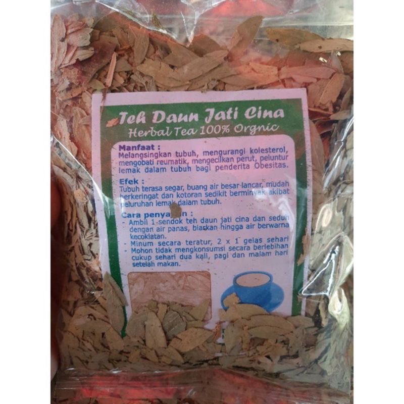 

teh daun jati cina 100%original