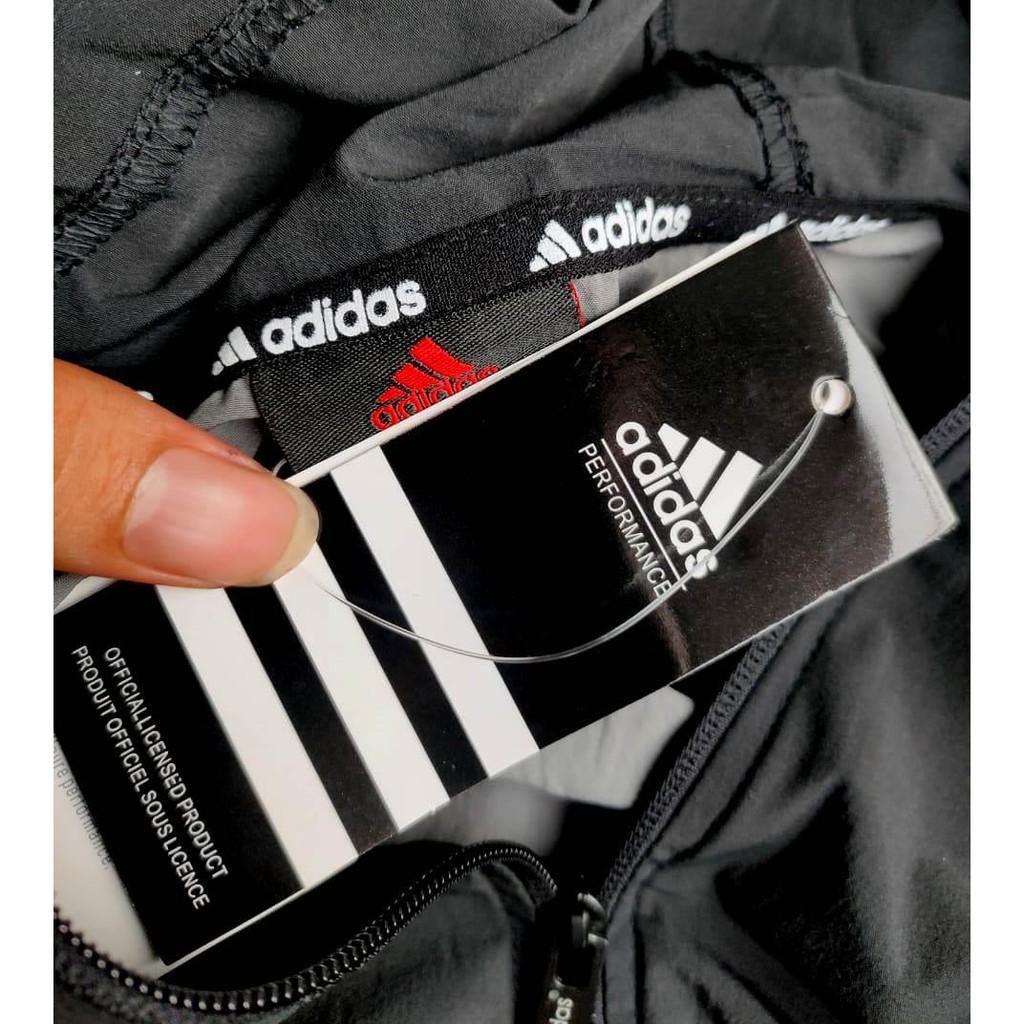 HQ BT007# JAKET MICRO OLAHRAGA BRANDED ADIDAS / JAKET TRAINING / HOODIE / JAKET WINDBREAKER