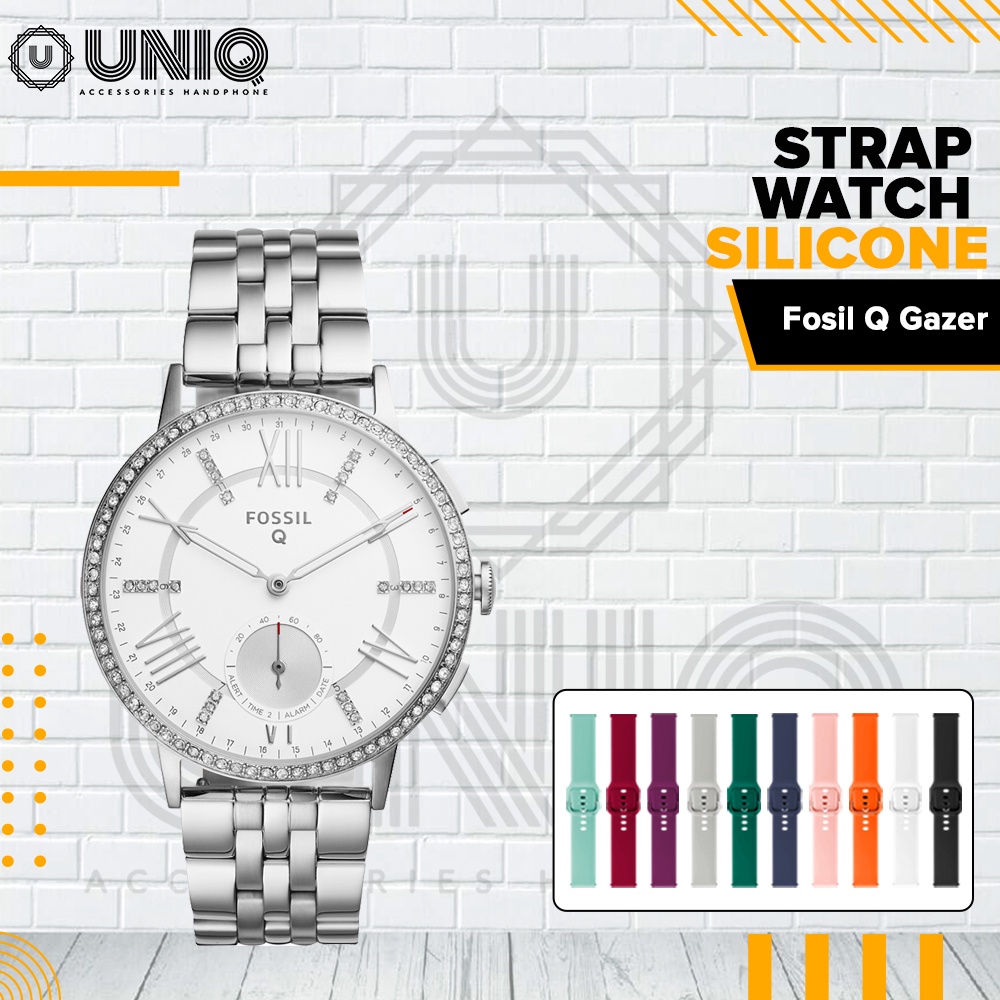 Strap Fossil Q Gazer Hybrid FTW1105 Tali Jam Smartwatch Fossil Q Gazer Hybrid FTW1105 Replacement Si