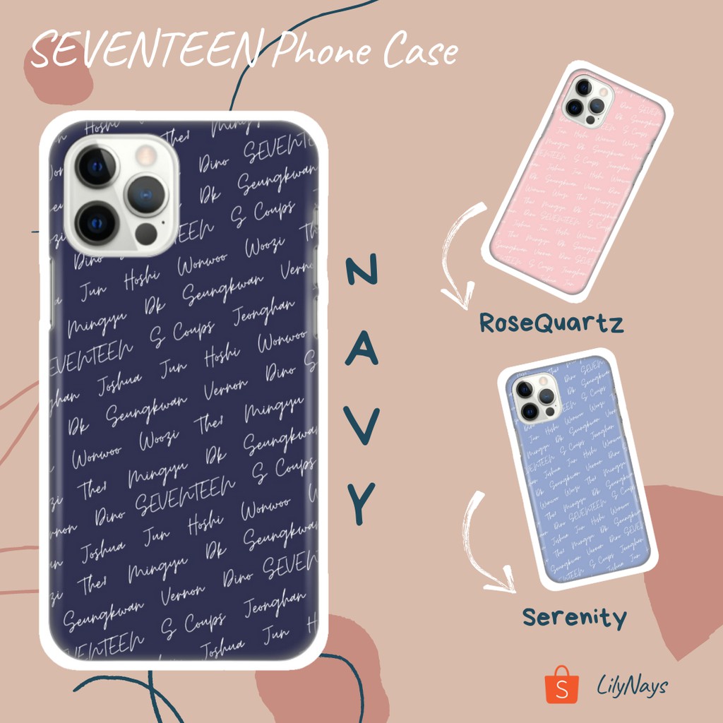 [PO] CUSTOM CASE/ SEVENTEEN UNOFFICIAL CASE/ HARD CASE/ SOFTCASE/ ANTICRACK/ MERCH/ KPOP/ YOUR CHOIC