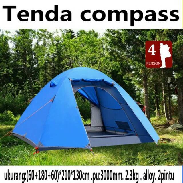 Tenda Compas 4 P Alloy