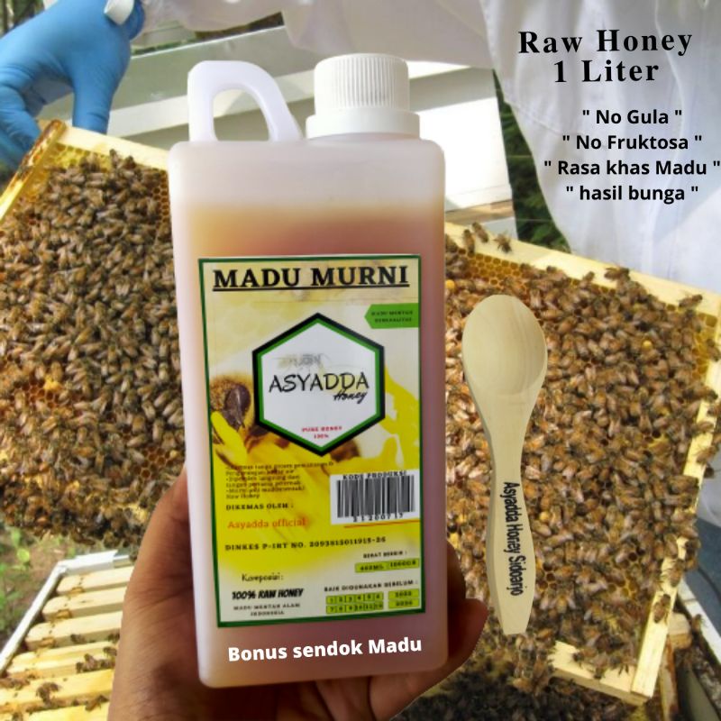 

Madu Murni Asli Asyadda | Raw Honey 1liter