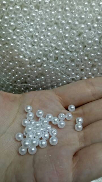 50 gram atau 1/2ons 5mm mutiara semi jepang