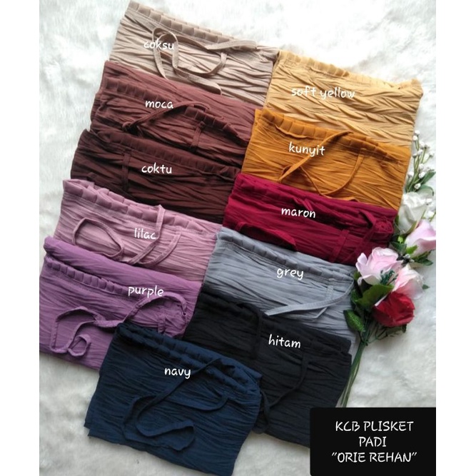 (((ORIGINAL REHAN))) Jilbab/Bergo Plisket KCB PADI-1