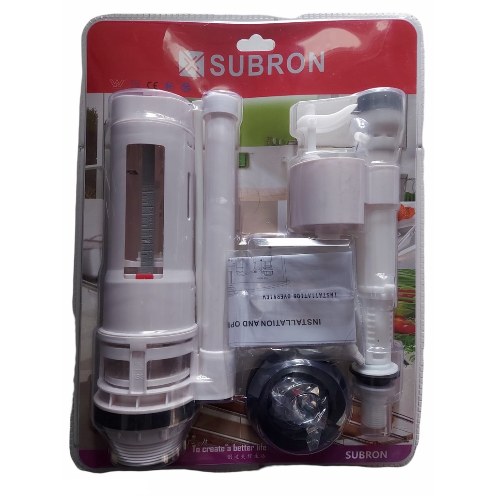 Alat Closet Dual Flush / Alat Closet Duduk Dual Flush