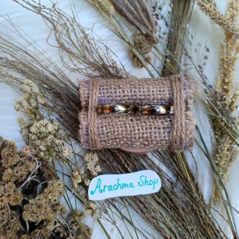 Cincin couple titanium / cincin nikahan / cincin lamaran