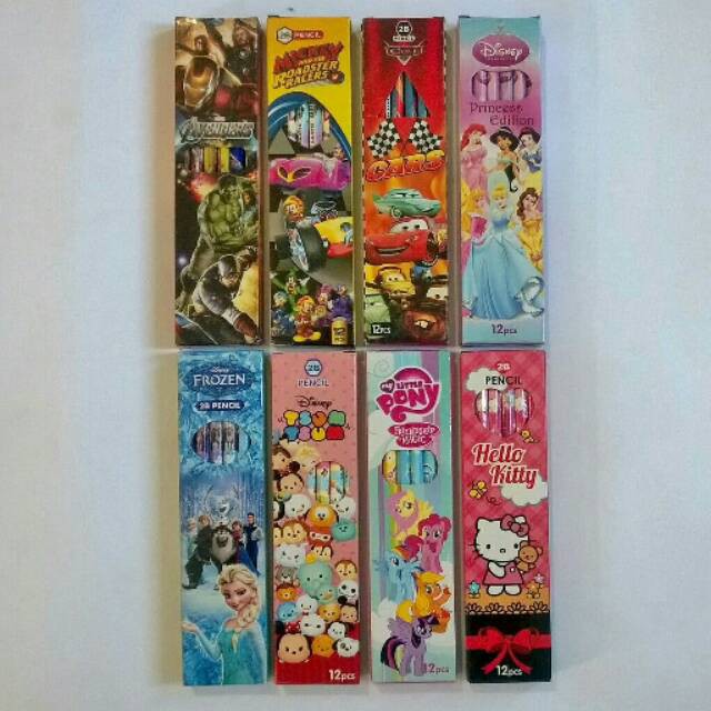 

Pensil 2B Karakter Fancy Kartun Lucu