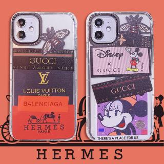 Label Gucci Disney Casing iPhone 11 Pro Max X XR XS MAX