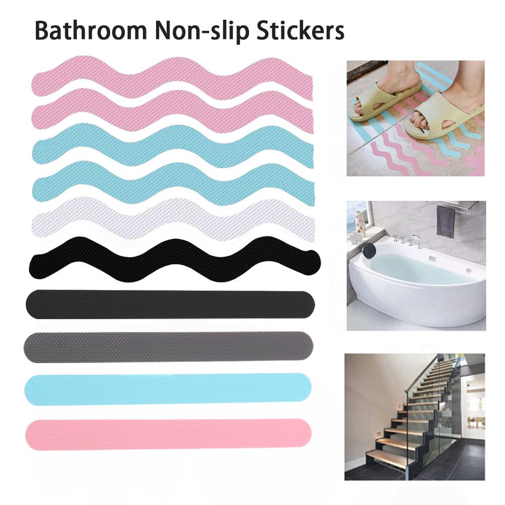 Solighter 24PCS Strip Anti Slip Lantai Tangga Bathtub Multicolor Stair Steps Pad