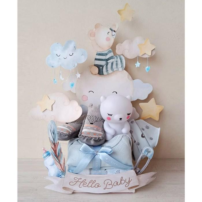

Hampers | Moon & Bear Boy - Baby Hampers / Kado Lahiran / Kado Baby Boy