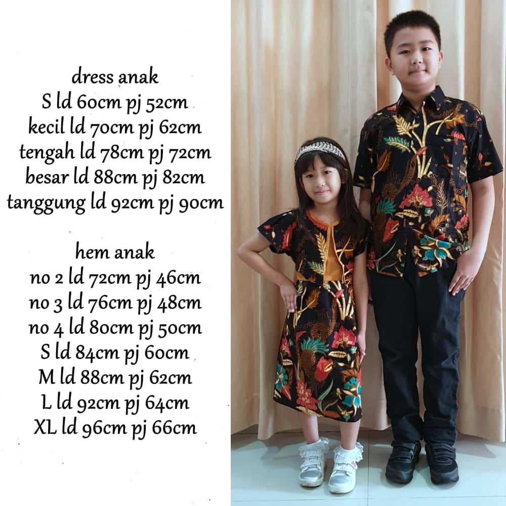 JIHAN KUNING BATIK COUPLE KELUARGA PASANGAN MODERN JUMBO PREMIUM SARIMBIT AYAH IBU ANAK DRESS TUNIK