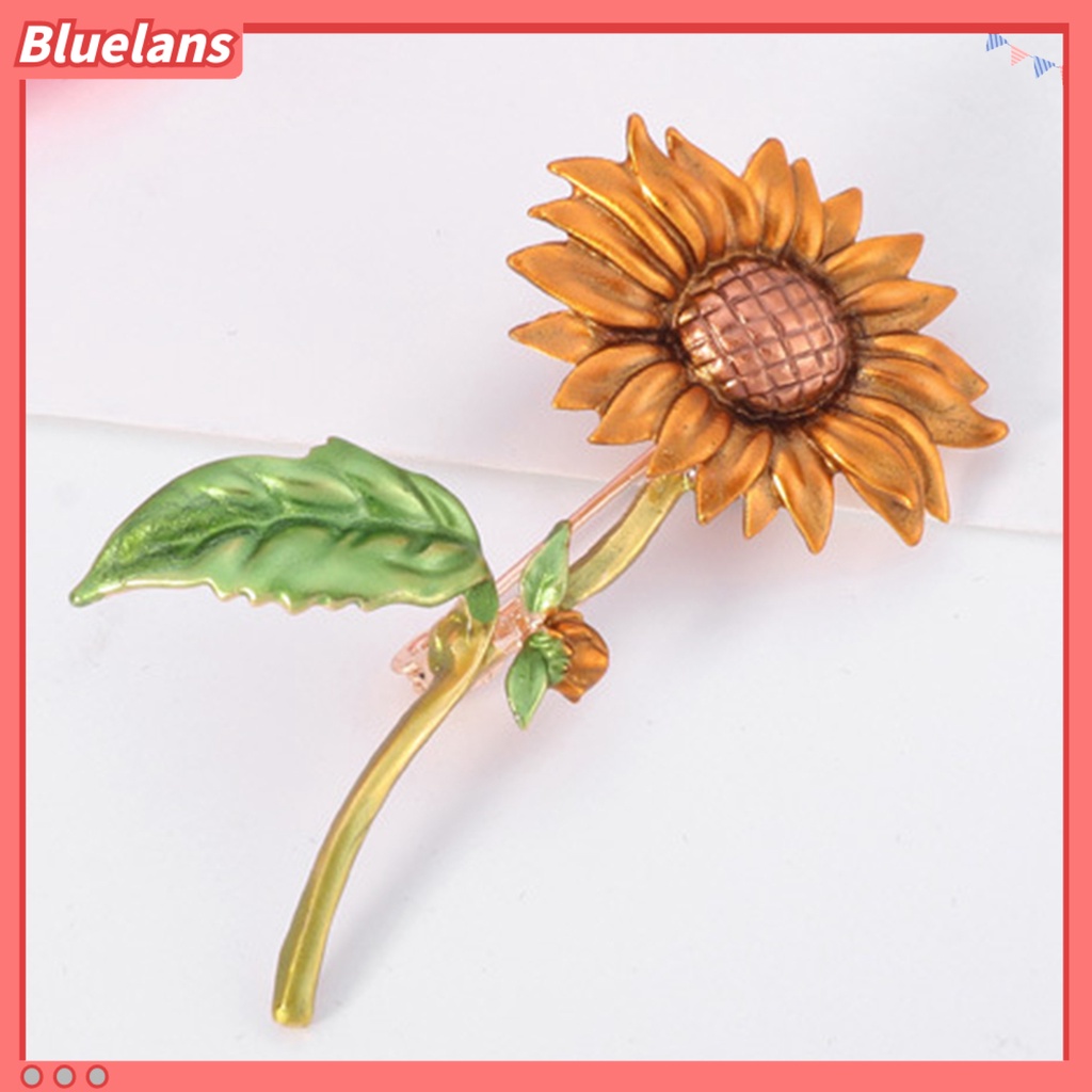 Bluelans Summer Style Sunflower Shape Jewelry Gift Creative Brooch Pin