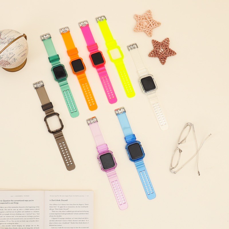 GLACIER STRAP APPLE WATCH IWATCH TRANSPARANT 8 COLOR