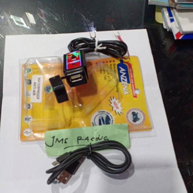 Casan charger cas hp anzena anti air univerlsal honda yamaha suzuki mio beat vario aerox mx fu cb