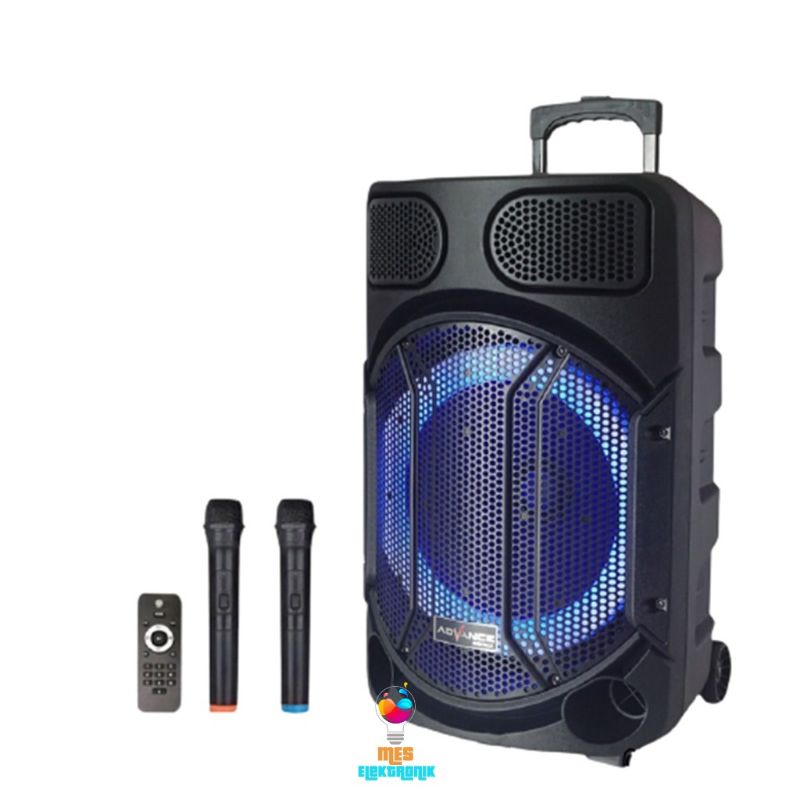 Speaker Active Portable Advance K1203 12&quot; Free Mic