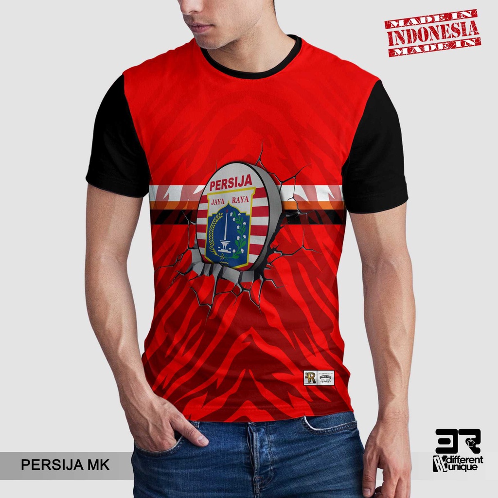 [ COD ] KAOS PRINTING GAMBAR TEAM SEPAKBOLA PERSIJA JAKARTA MKB - BAJU SEPAK BOLA DISTRO ORIGINAL MO