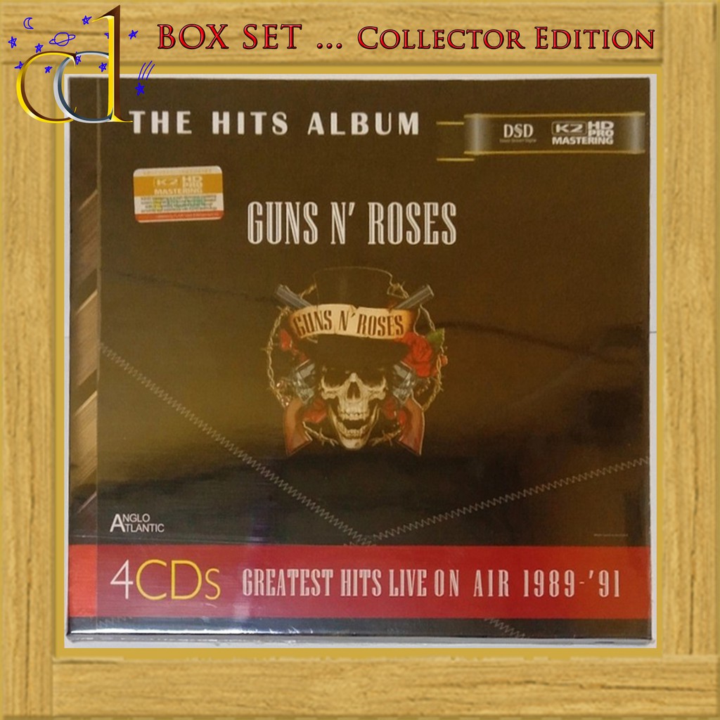cd audio Guns'N Roses Greatest Hits Live On Air 1989 - '91 + Music Barat + K2HDPro