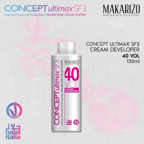 Makarizo Professional Concept Ultimax Cream Developer SF3 40 Vol 135mL