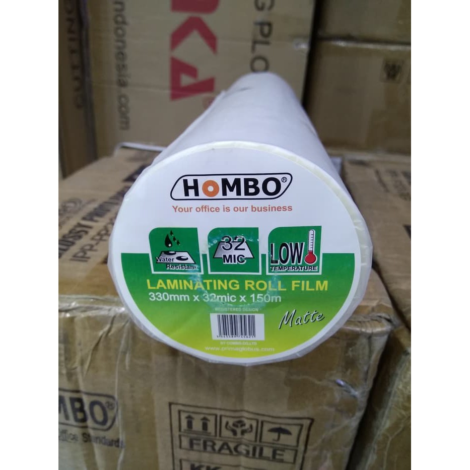 

promo kualitas Plastik laminating Roll Doff Matte Merk Hombo murah keren terbatas