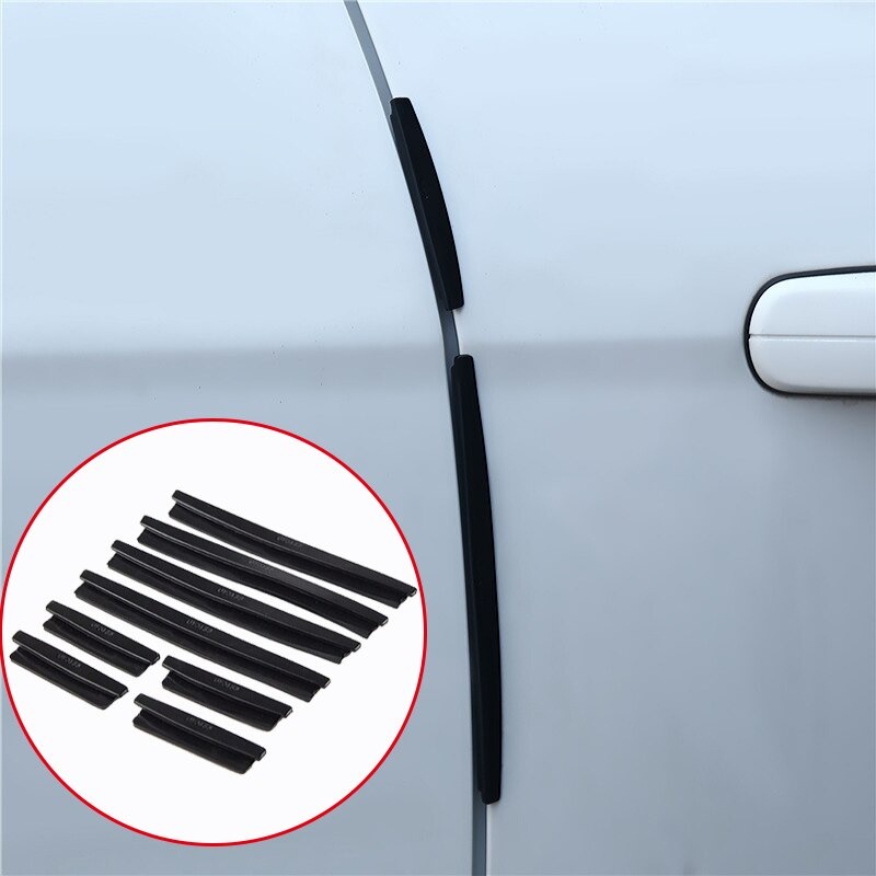 [BISA COD] Slim Door Guard Protector Pelindung Pintu Mobil Universal 8 pcs Selip Door Edge