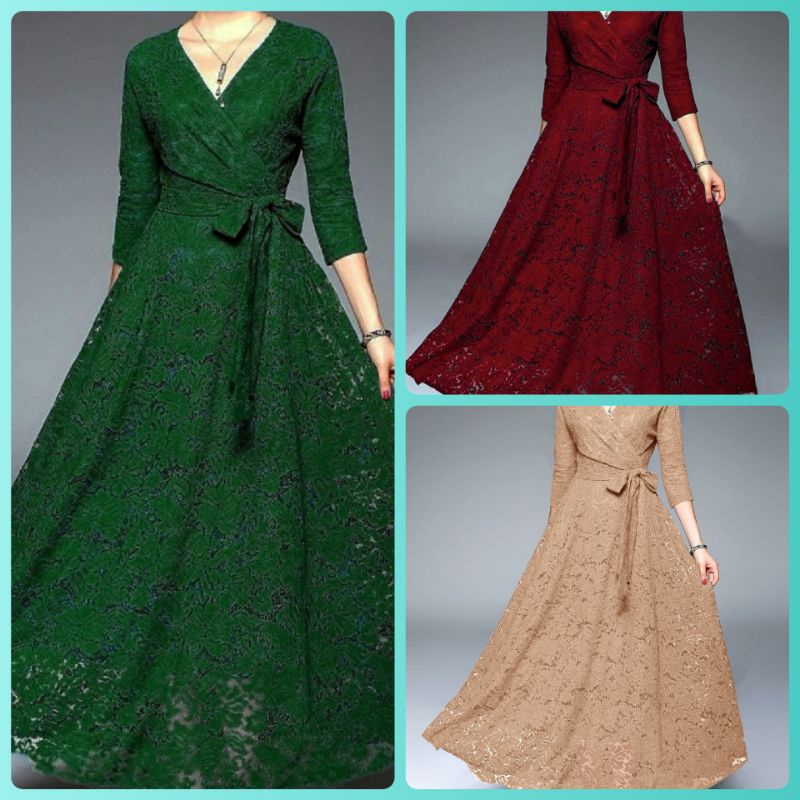 gaun pesta kekinian mewah simpel trendy fashionble tercantik sejagad gamis dres arab gamis turkie in