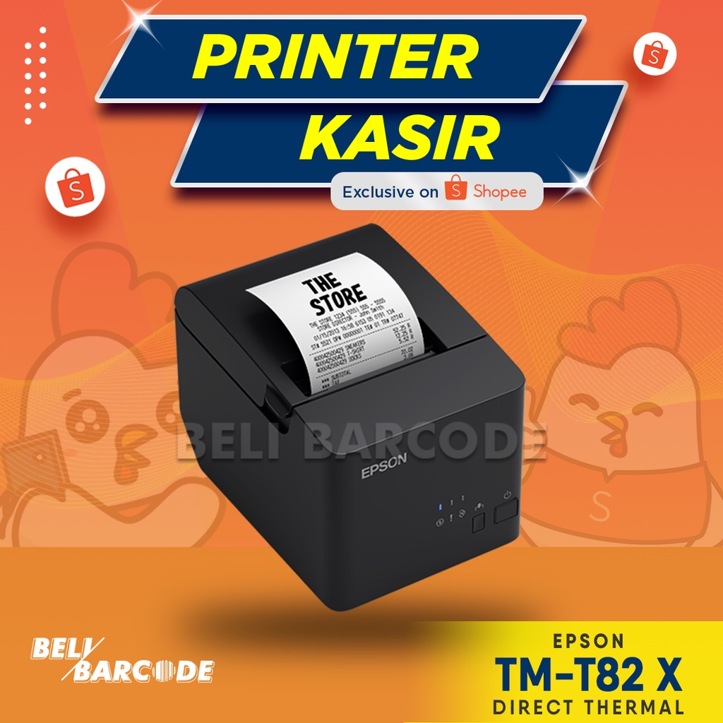 PRINTER KASIR THERMAL AUTO CUTTER EPSON TM-T82X ASLI GARANSI