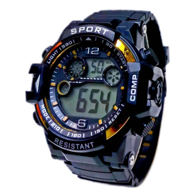 Jam Tangan Pria Sporty Digital S-Sports Strap Rubber SS008